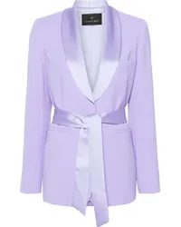 Manuel Ritz Einreihiger Blazer mit Schalrevers Violett