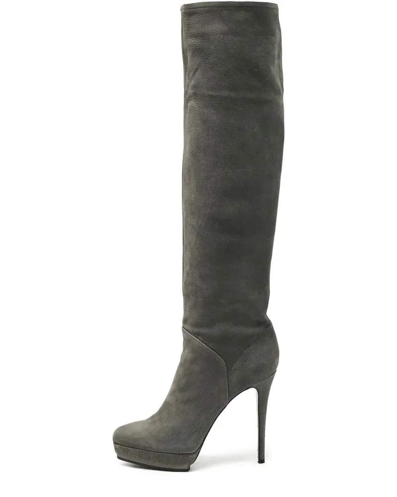 Le Silla Stiefel mit spitzer Kappe - Grau Grau