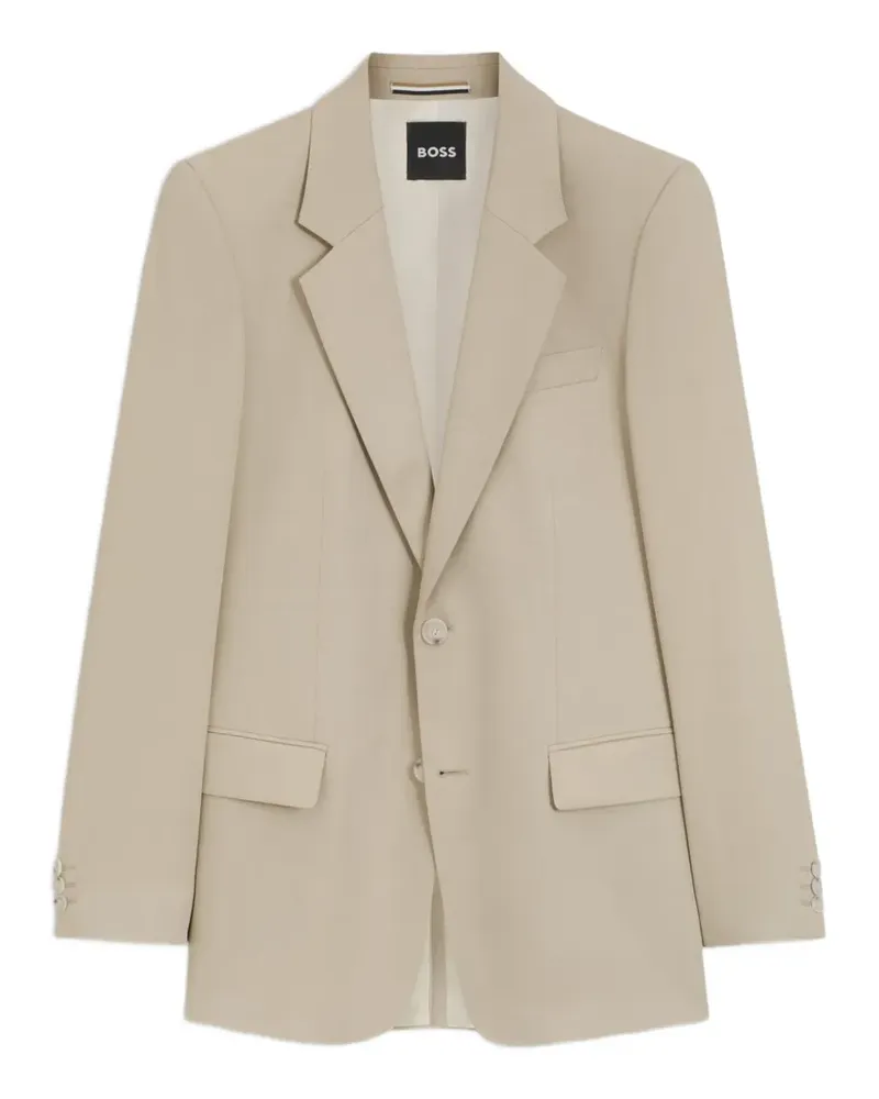 HUGO BOSS Jacke aus Twill mit lockerem Schnitt - Nude Nude