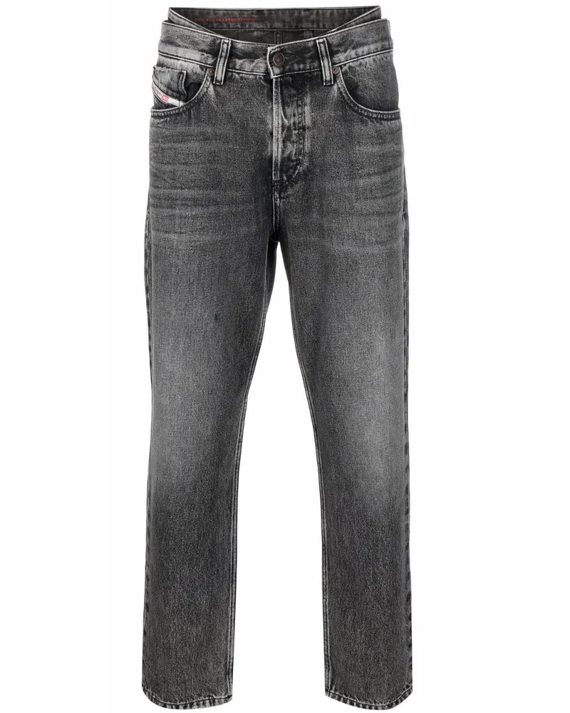 Diesel D-Fining Tapered-Jeans - Grau Grau