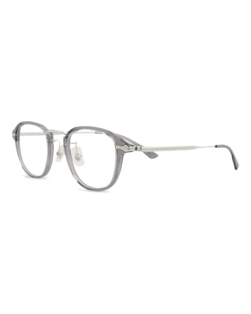 Montblanc Brille mit rundem Gestell - Grau Grau
