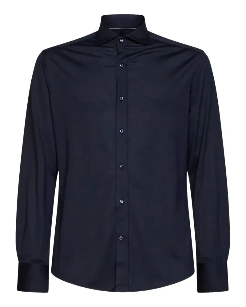Brunello Cucinelli Langärmeliges Hemd - Blau Blau