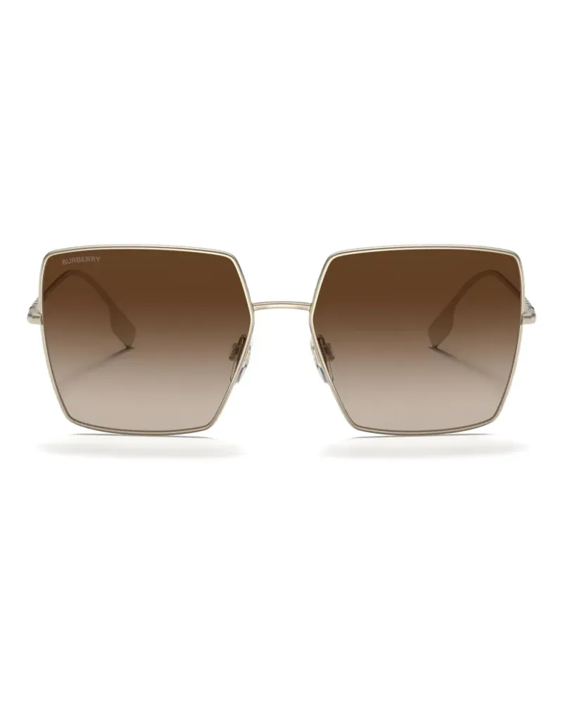 Burberry geometric-frame sunglasses - Gold Gold