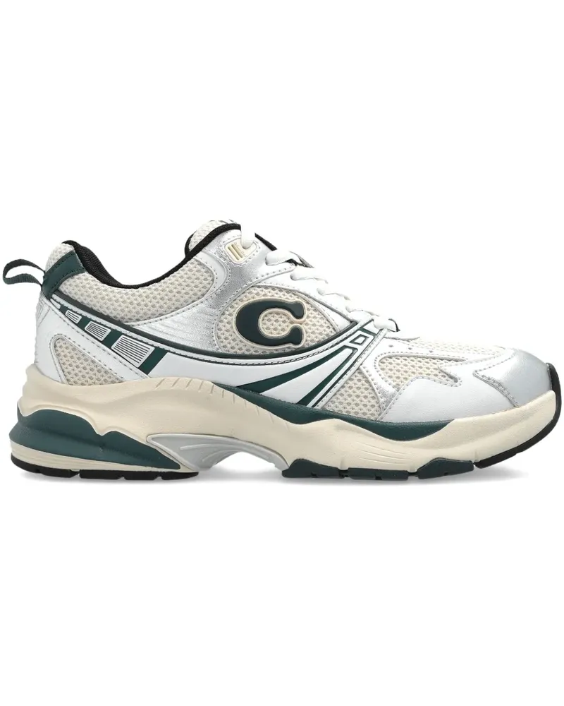 Coach Mesh-Sneakers mit Logo - Nude Nude