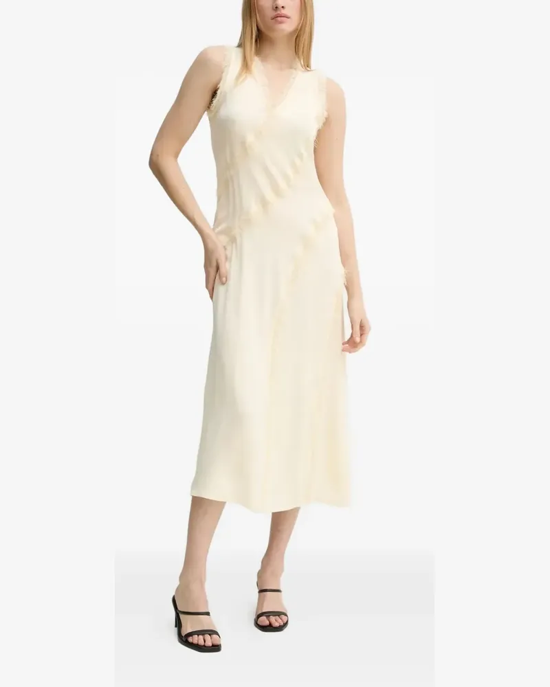 Day Birger et Mikkelsen Kleid mit Fransen - Gelb Gelb