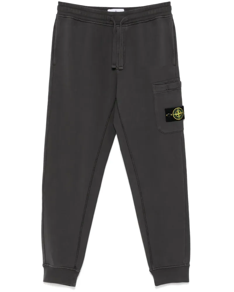 Stone Island Jogginghose mit Patch - Grau Grau