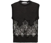 Spencer Pullunder mit Spitzendetail - Grau