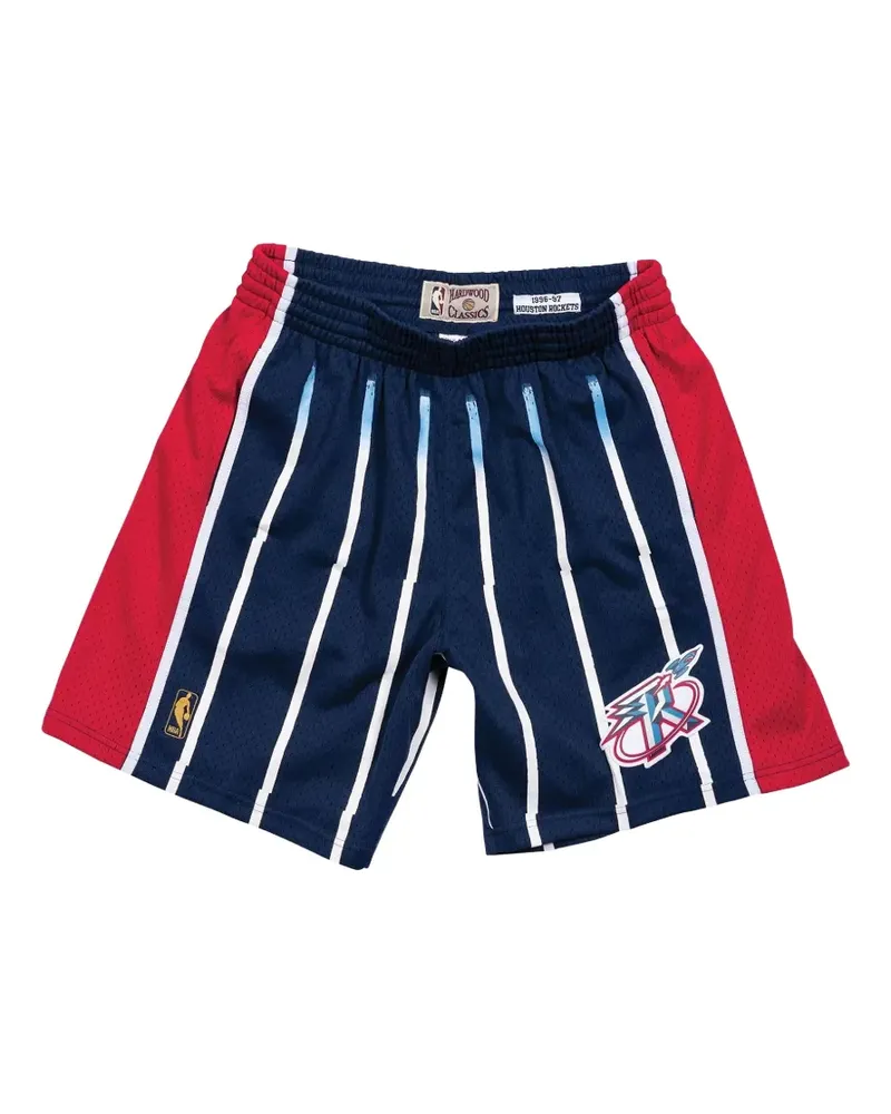 Mitchell & Ness Houston Rockets 1996-97 Road Swingman Shorts - Blau Blau