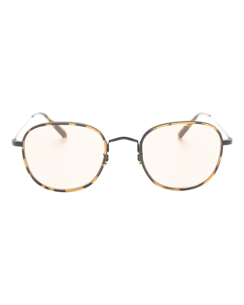 Oliver Peoples Mehr round-frame sunglasses - Braun Braun