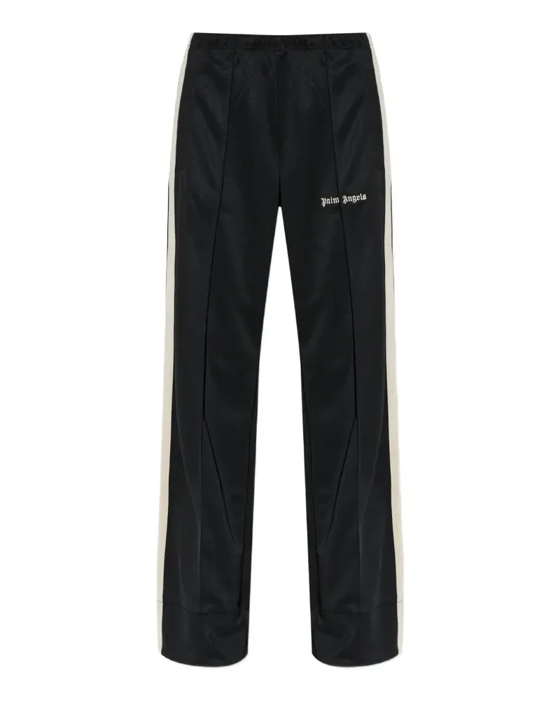 Palm Angels side-stripe wide-leg trousers - Schwarz Schwarz