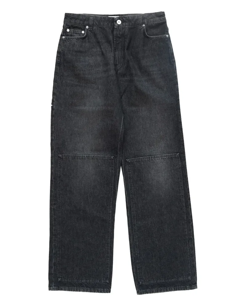 Jean Paul Gaultier cut-out denim jeans - Schwarz Schwarz
