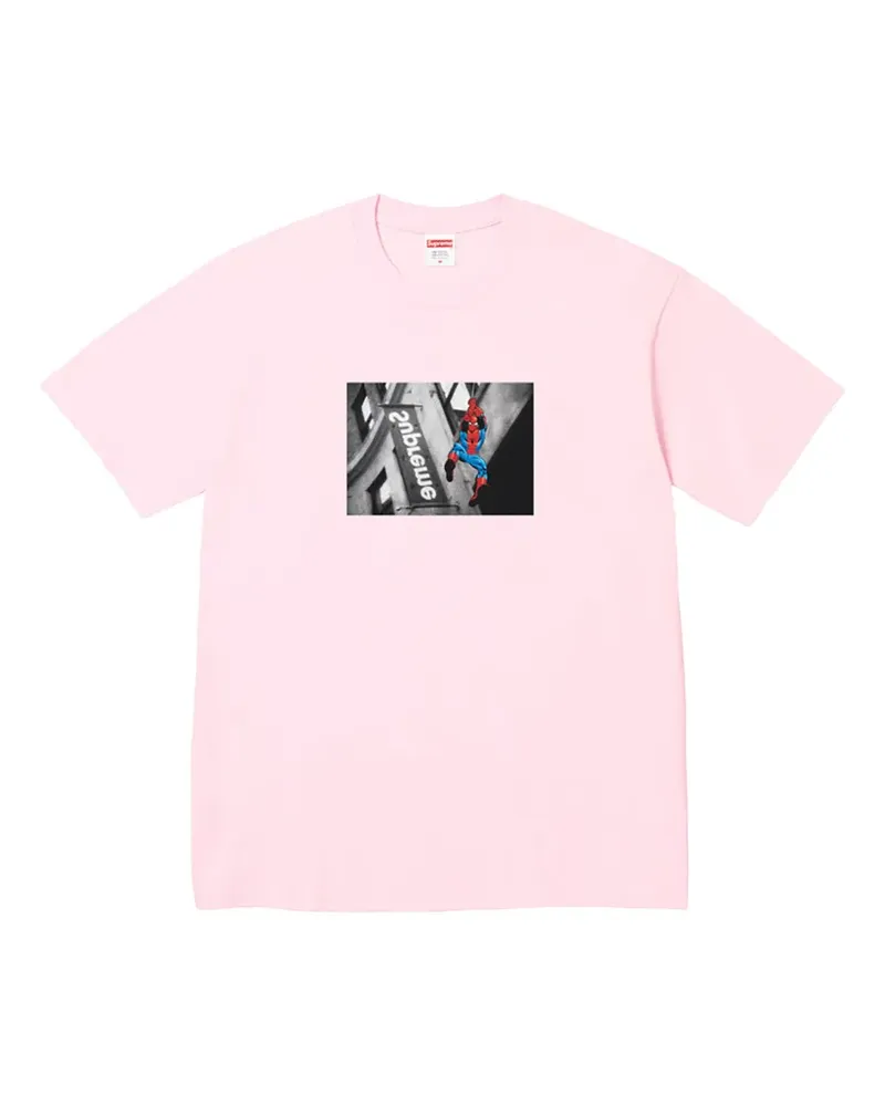 Supreme Being Spider-Man T-Shirt - Rosa Rosa