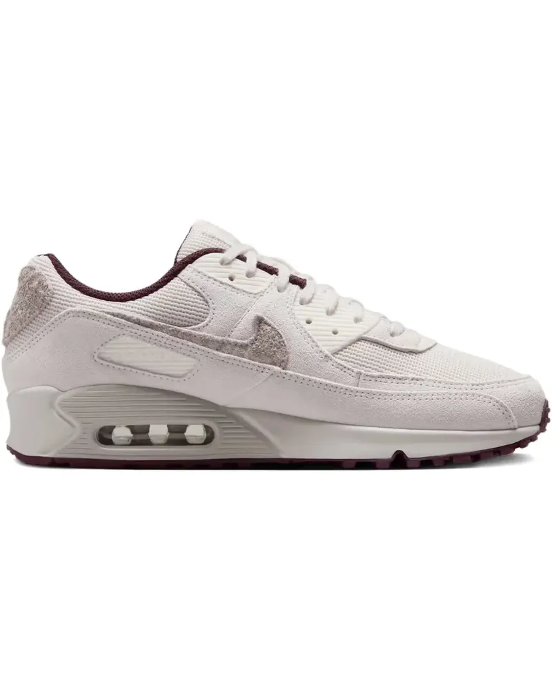 Nike Air Max 90 PRM "Sail/Burgundy Crush" Sneakers - Nude Nude