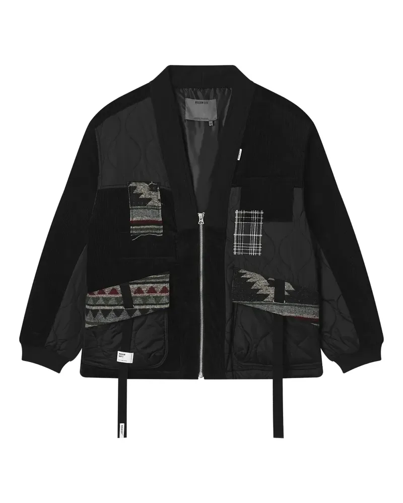 Musium Div. Gesteppte Jacke aus Cord - Schwarz Schwarz