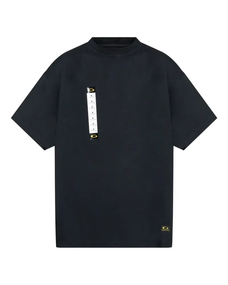 Balenciaga T-Shirt mit rundem Ausschnitt - Schwarz Schwarz