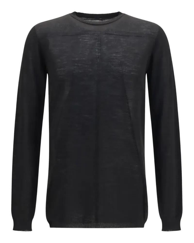 Rick Owens Biker Level Pullover - Schwarz Schwarz