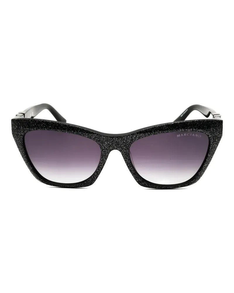 MARCIANO Los Angeles glitter-effect cat-eye sunglasses - Schwarz Schwarz