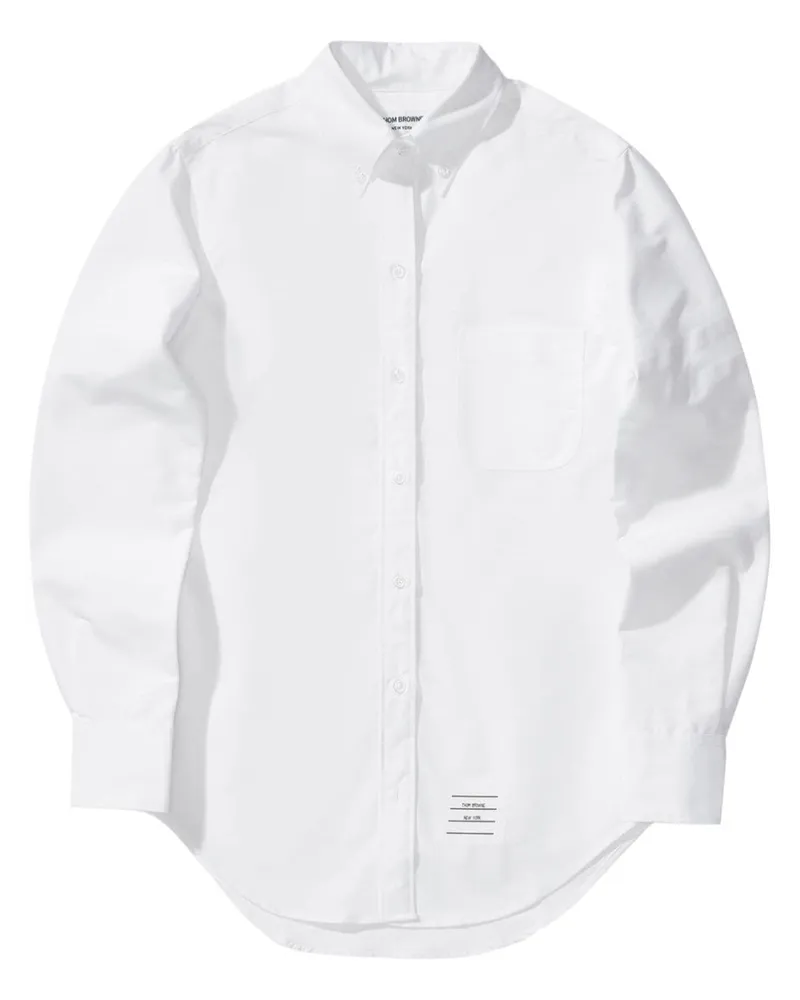 Thom Browne Hemd mit Knöpfen - Weiß Weiß