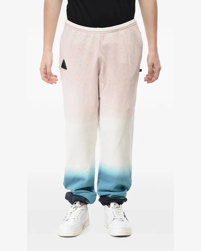 OFF-WHITE rhinestone-embellished degradé track pants - Rosa Rosa