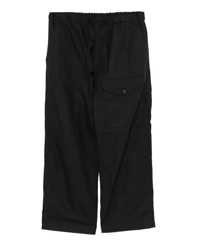 Comme des Garçons drawstring-waist cargo pants - Schwarz Schwarz