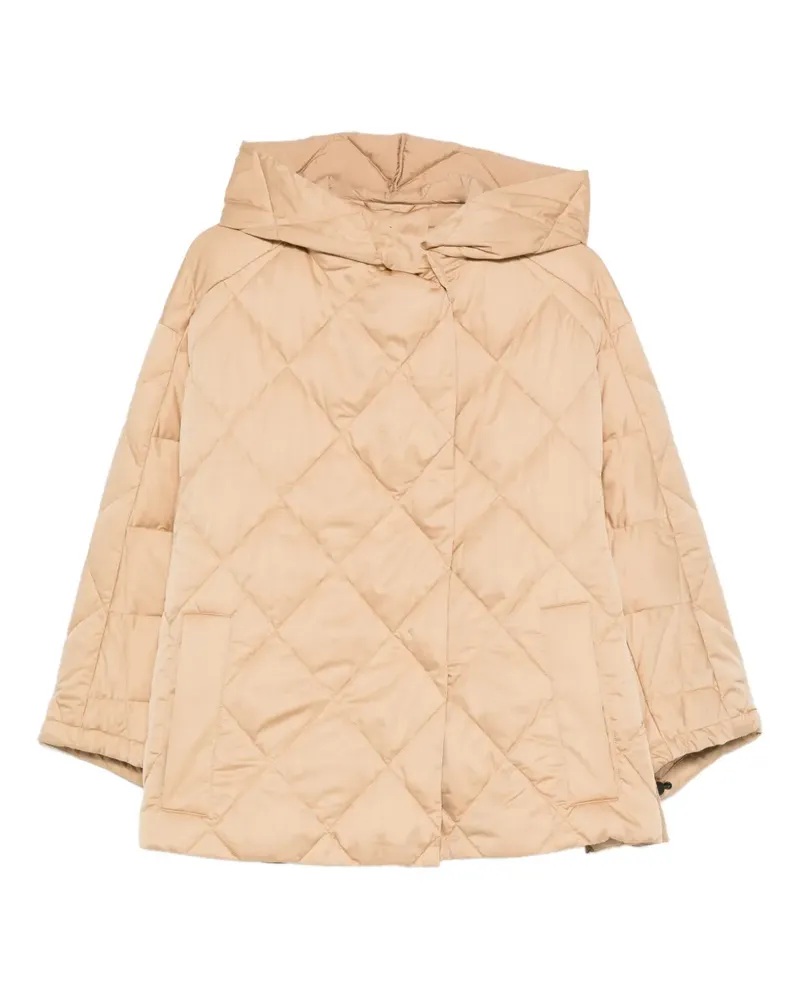 Liviana Conti hooded quilted jacket - Nude Nude
