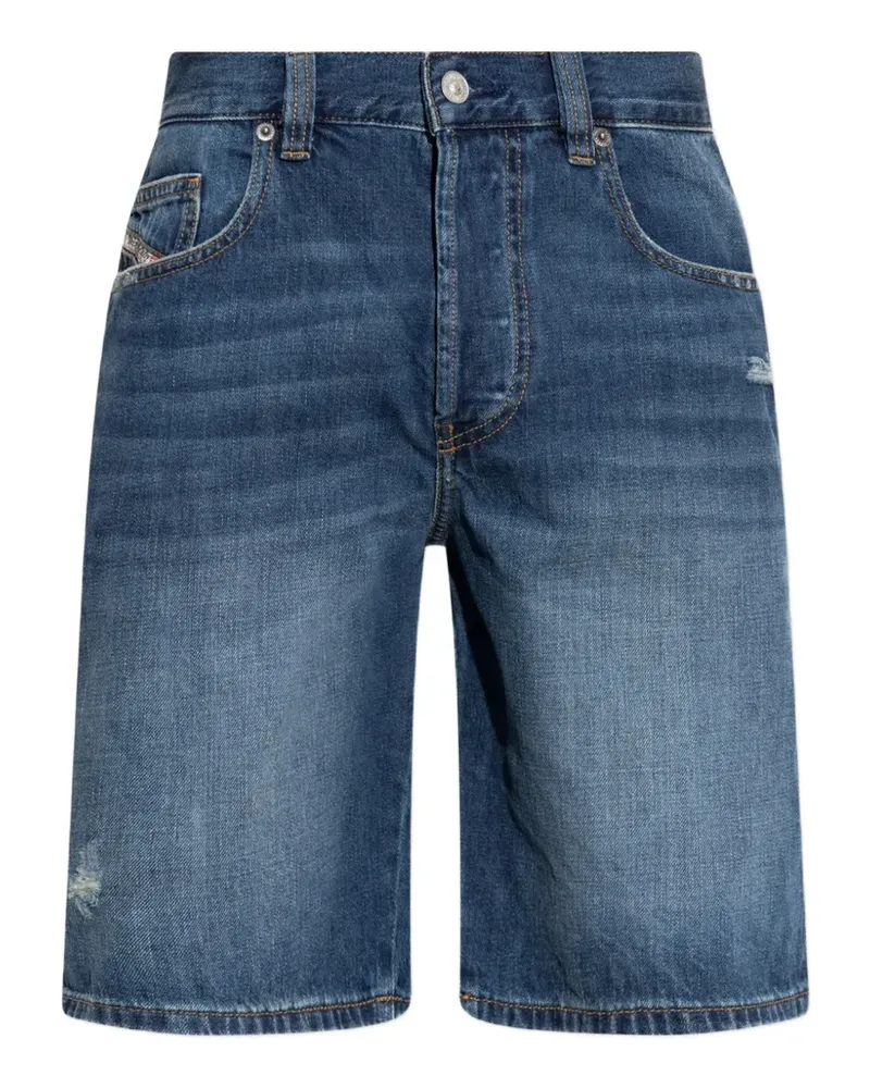 Diesel button-fastening denim shorts - Blau Blau