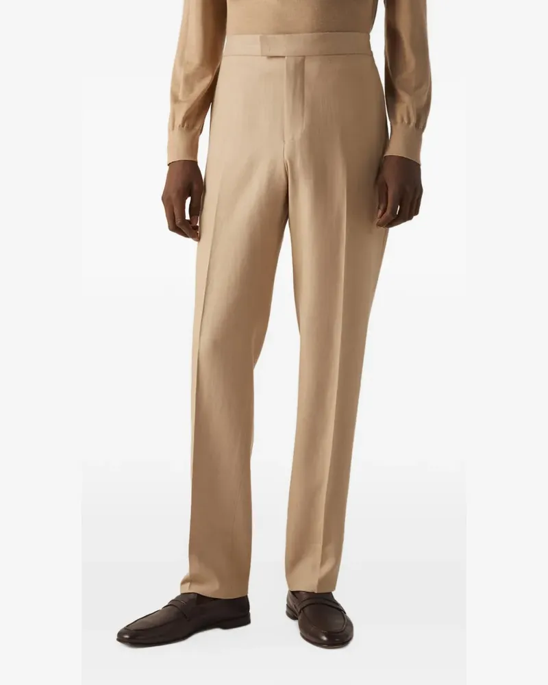 Ermenegildo Zegna Oasi Lino Hose - Nude Nude