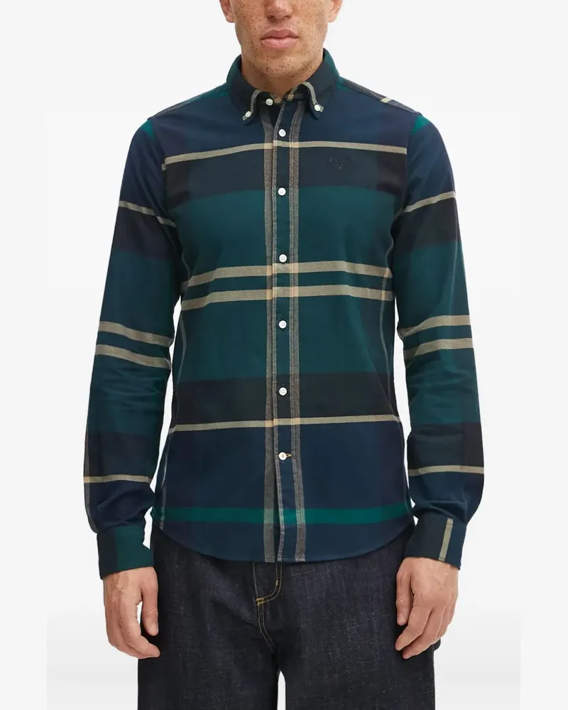 Barbour Iceloch tartan button shirt - Grün Grün