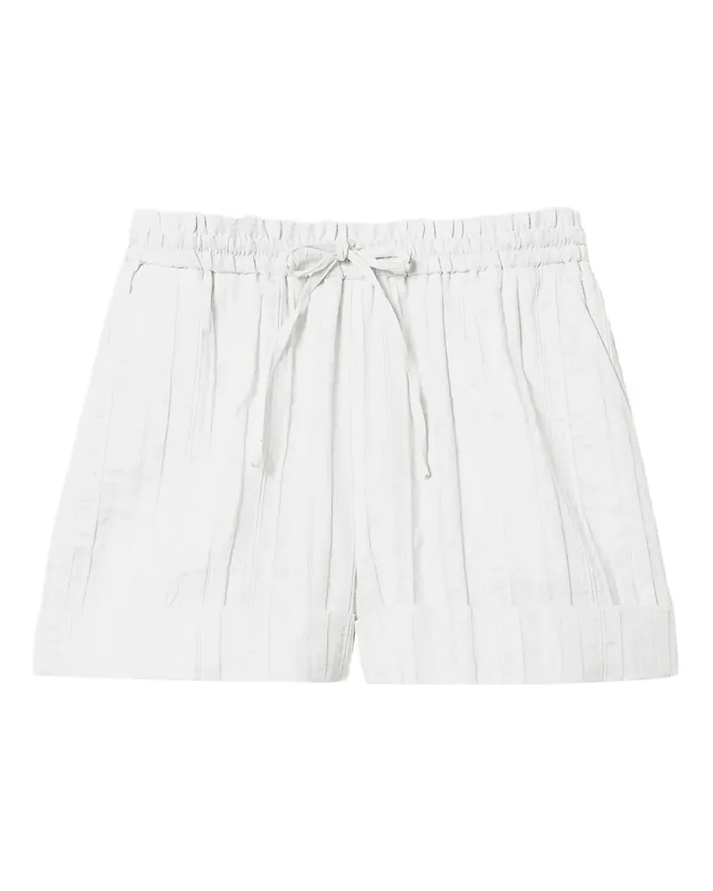 Twin-Set Shorts mit Kordelzug - Weiß Weiß