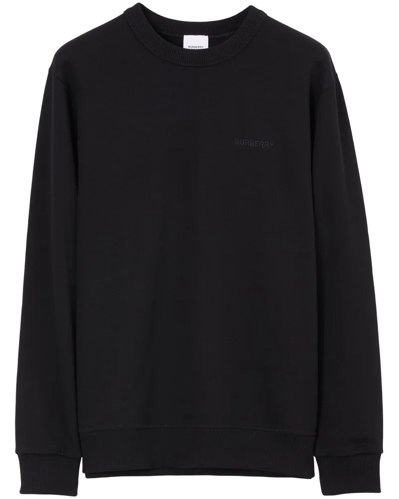 Burberry Sweatshirt mit Ritteremblem - Schwarz Schwarz