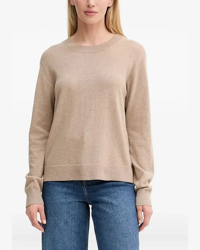 MUNTHE Swelina Pullover mit rundem Ausschnitt - Nude Nude