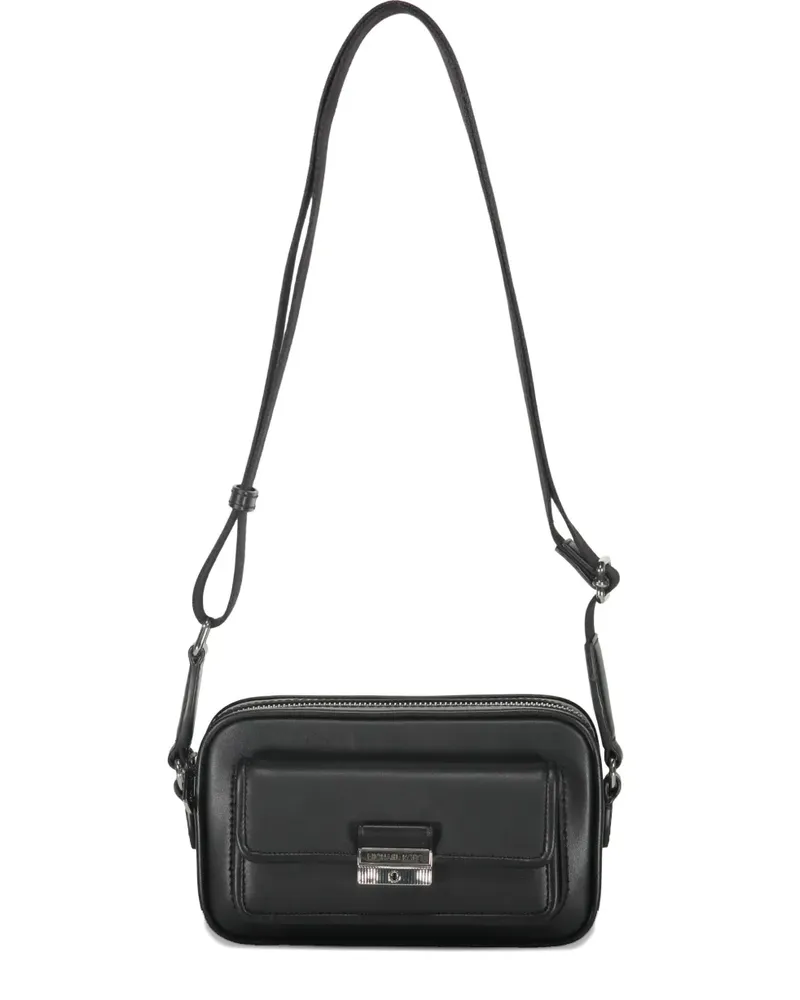 Michael Kors Bradshaw Schultertasche mit Klappentasche - Schwarz Schwarz