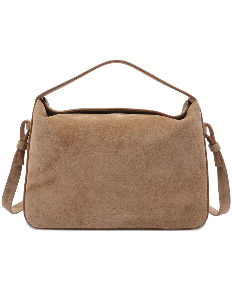 Aesther Ekme Schultertasche aus Wildleder und Leder - Braun Braun