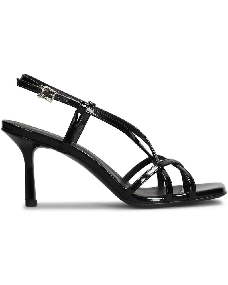 Sergio Levantesi Ivana Sandalen 70mm - Schwarz Schwarz
