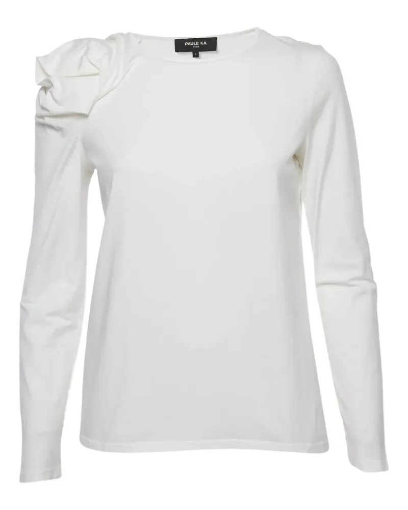 Paule Ka puff-sleeve T-shirt - Weiß Weiß