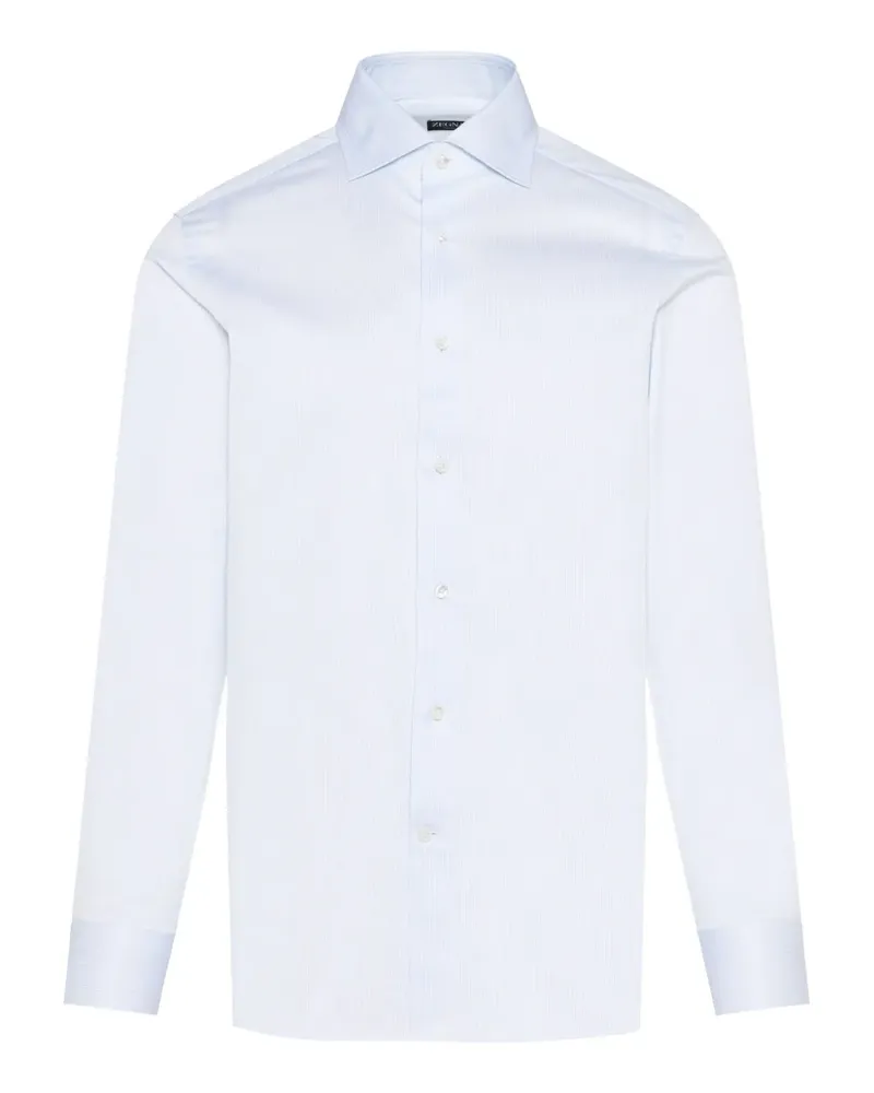Ermenegildo Zegna Klassisches Hemd - Weiß Weiß