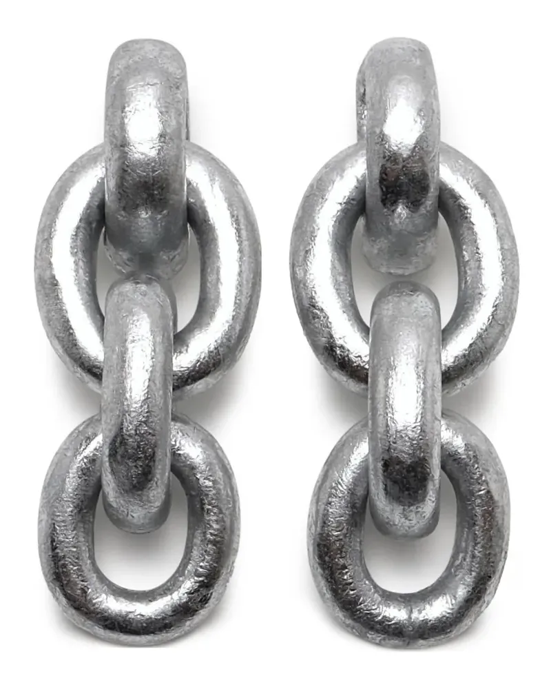Monies Orbit' Ohrringe - Silber Silber