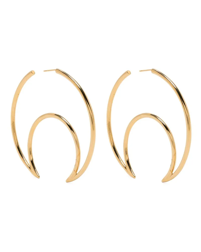 Marine Serre Moon Creolen - Gold Gold