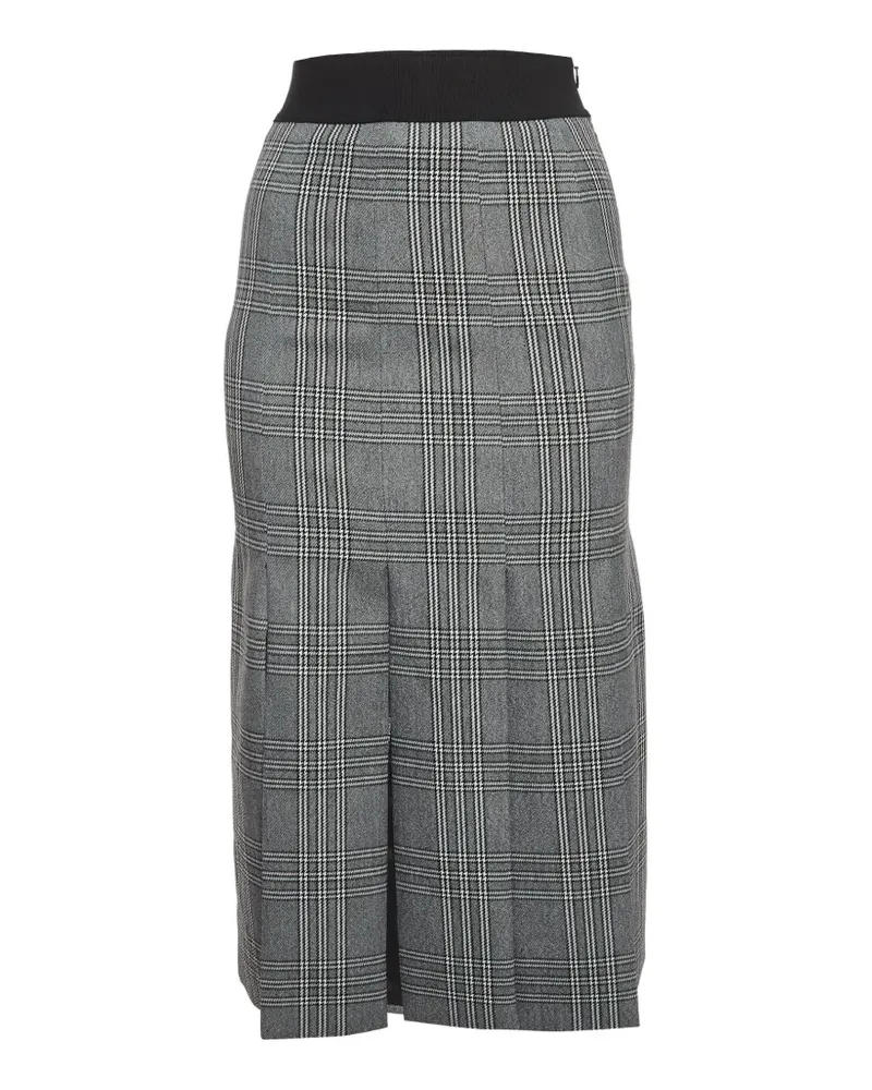 Maje pleated midi skirt - Grau Grau