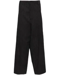 Yohji Yamamoto Gestreifte Hose Grau