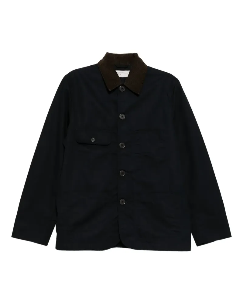Universal Works Merchant Hemdjacke - Blau Blau