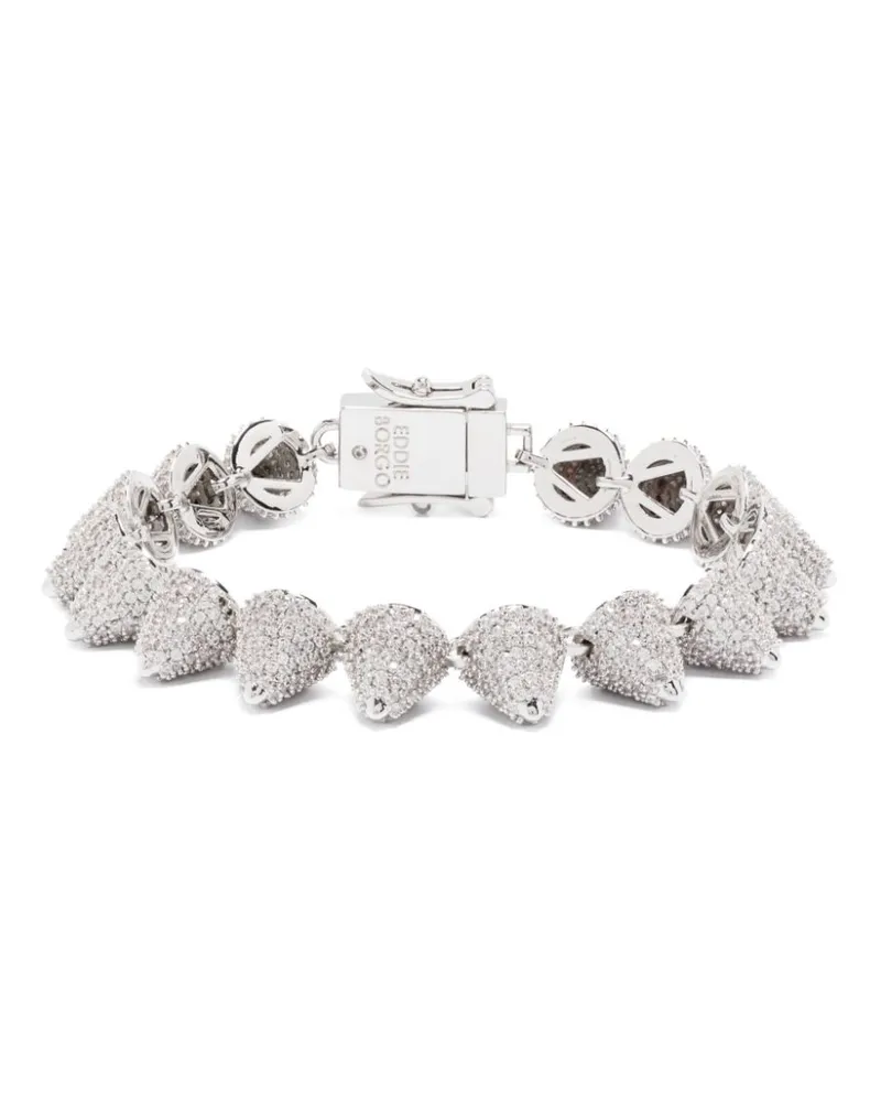Eddie Borgo Pavé Cone bracelet - Silber Silber