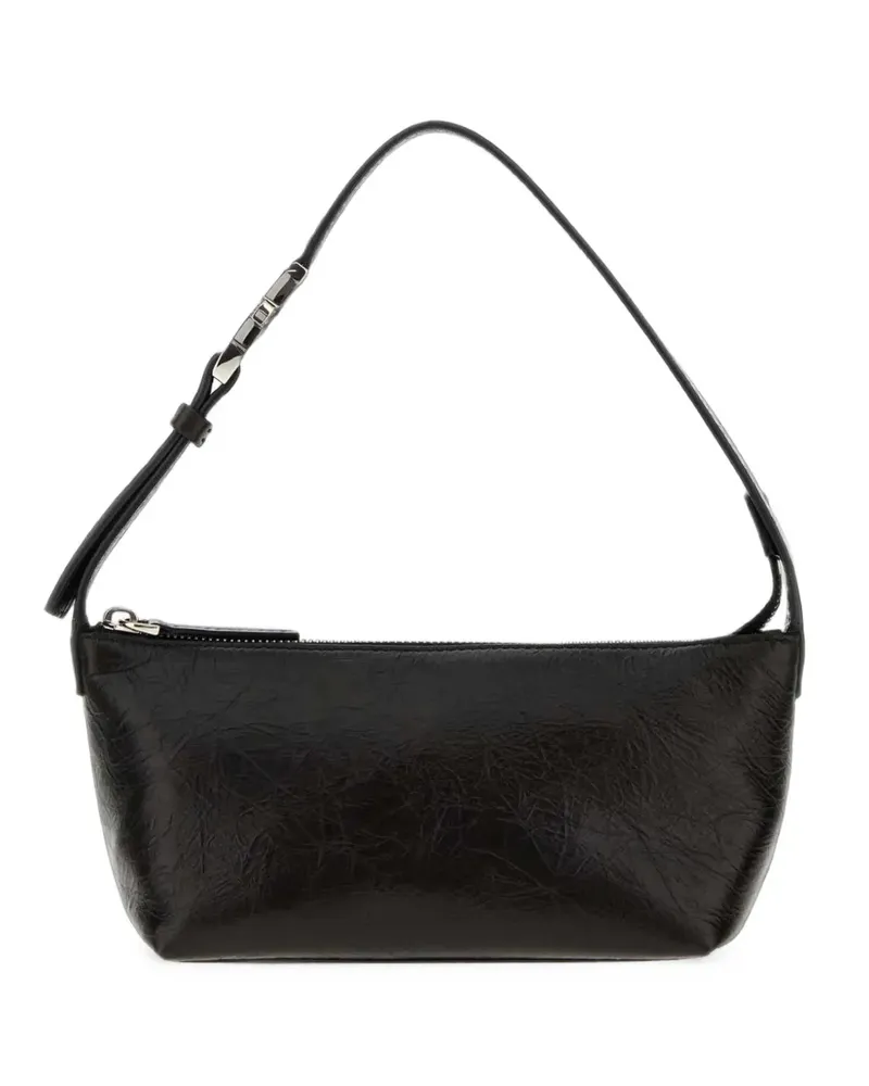 Fendi crinkled leather tote bag - Schwarz Schwarz