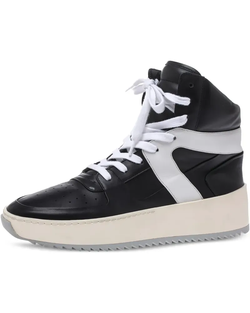 Fear of God High-Top-Sneakers aus Leder - Schwarz Schwarz