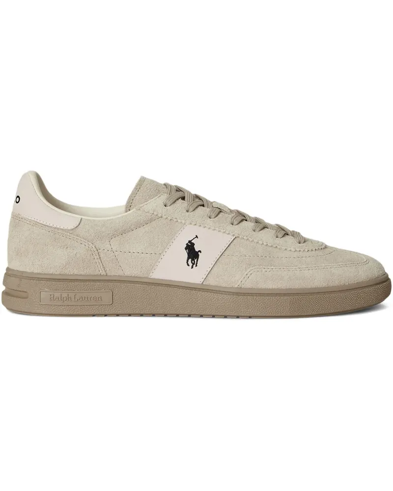 Ralph Lauren Sneakers aus Wildleder - Nude Nude
