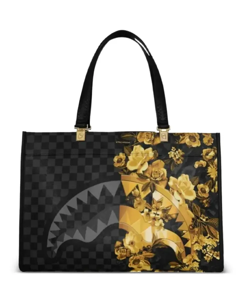 Sprayground Billionaire Bloom Tortuga Tote Bag - Schwarz Schwarz