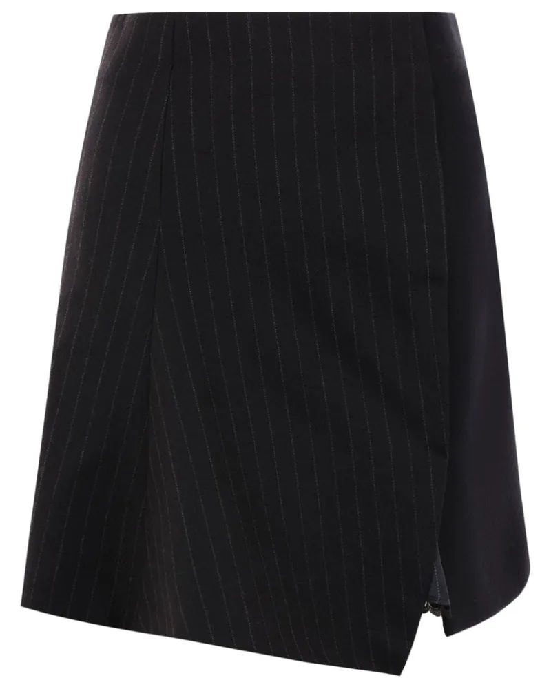 Sacai Rock mit Schlitz - Schwarz Schwarz