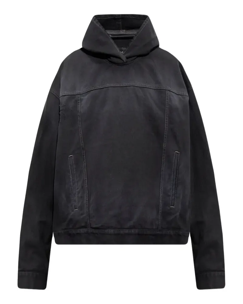 Balenciaga Klassischer Hoodie - Schwarz Schwarz