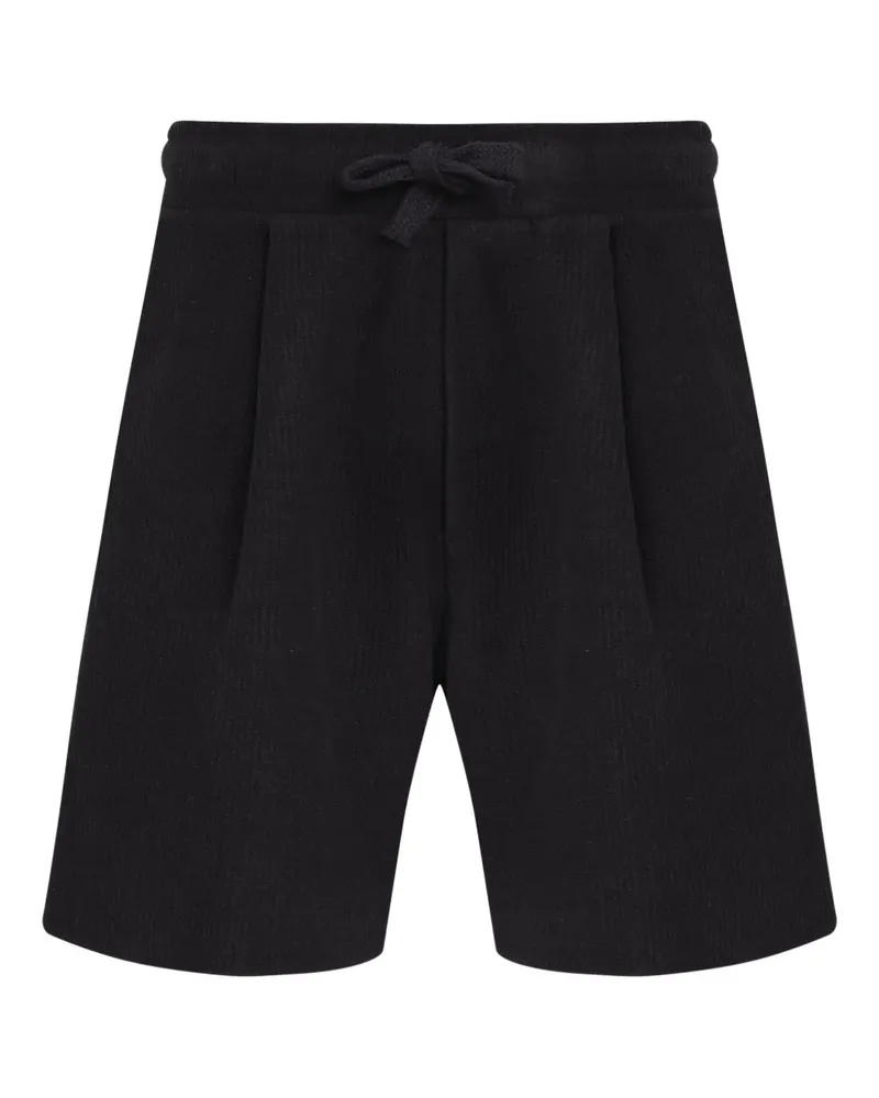 Osklen Shorts mit Falten - Schwarz Schwarz