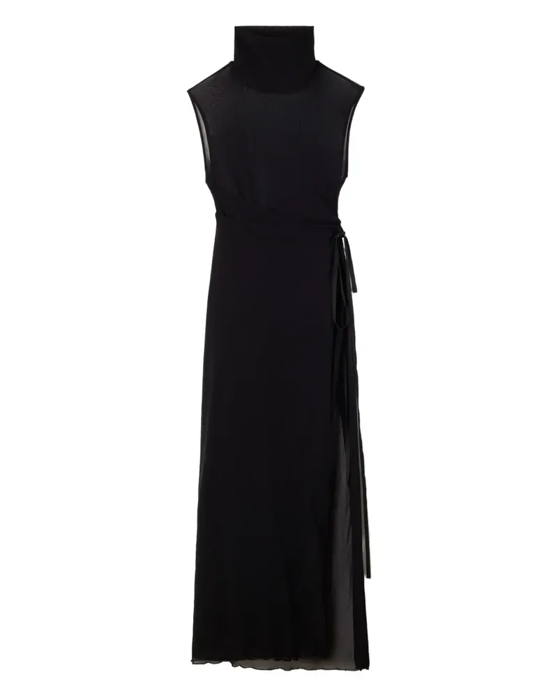 SUNNEI Maxikleid mit Stehkragen - Schwarz Schwarz